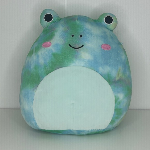 Squishmallows Tie-Dye Frog Plush Kellytoy Original Soft Stuffed Animal 12" - Picture 1 of 9